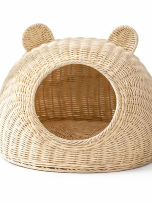 Niche tressée pour chat